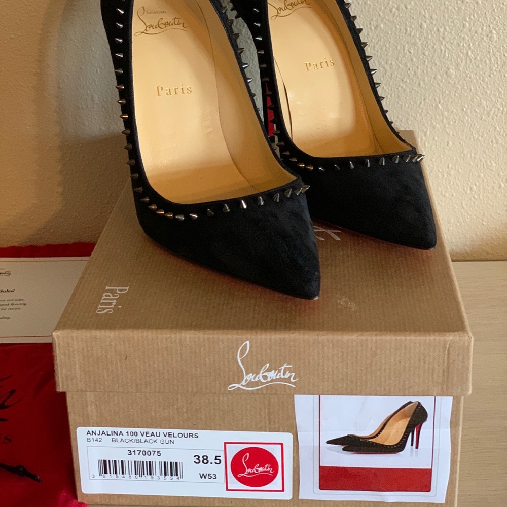 Christian Louboutin Anjalina 100mm Velour